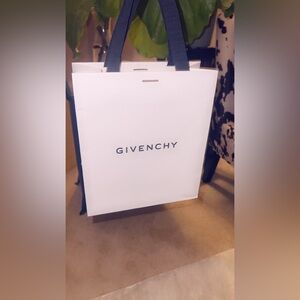 Givenchy White Shopping Bag